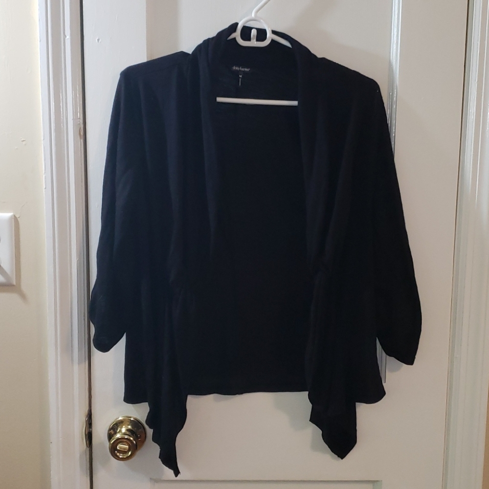 Black cardigan